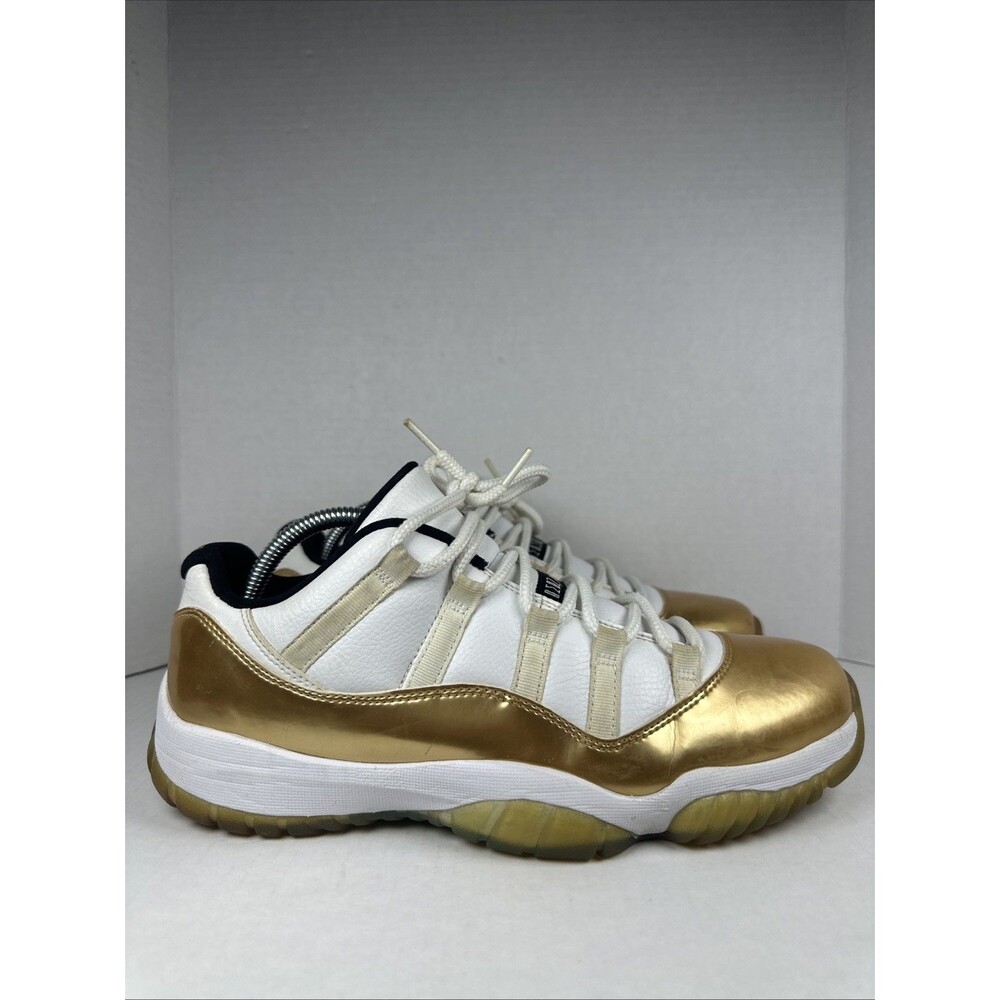Jordan 11 Retro Gold & White Low Closing Ceremony 2016 Men's 10 528895-103